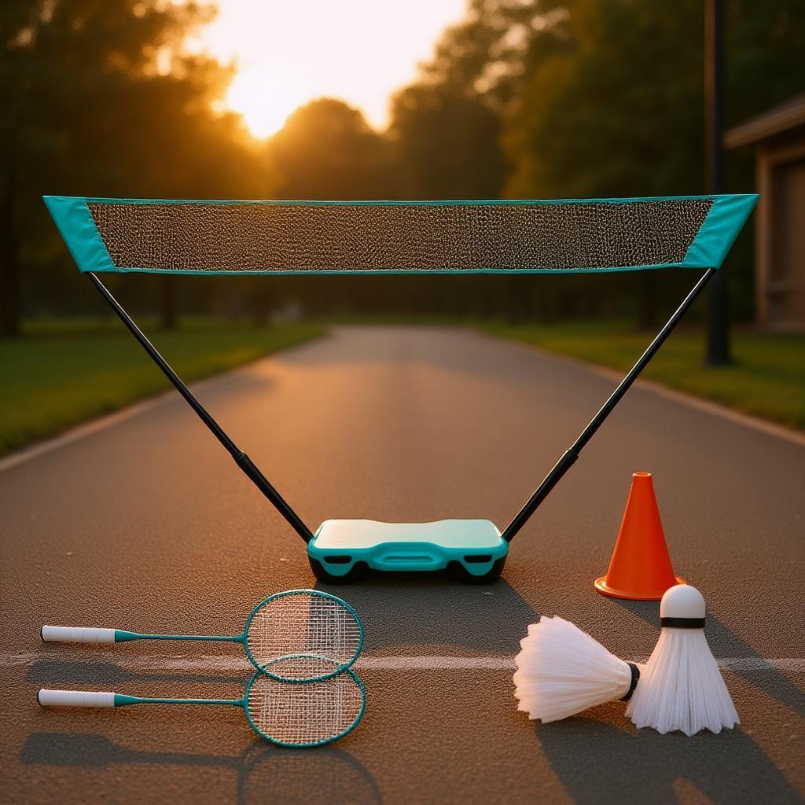 Badminton Net Frame Kit Compac - Badminton Equipment ulasan dan harga