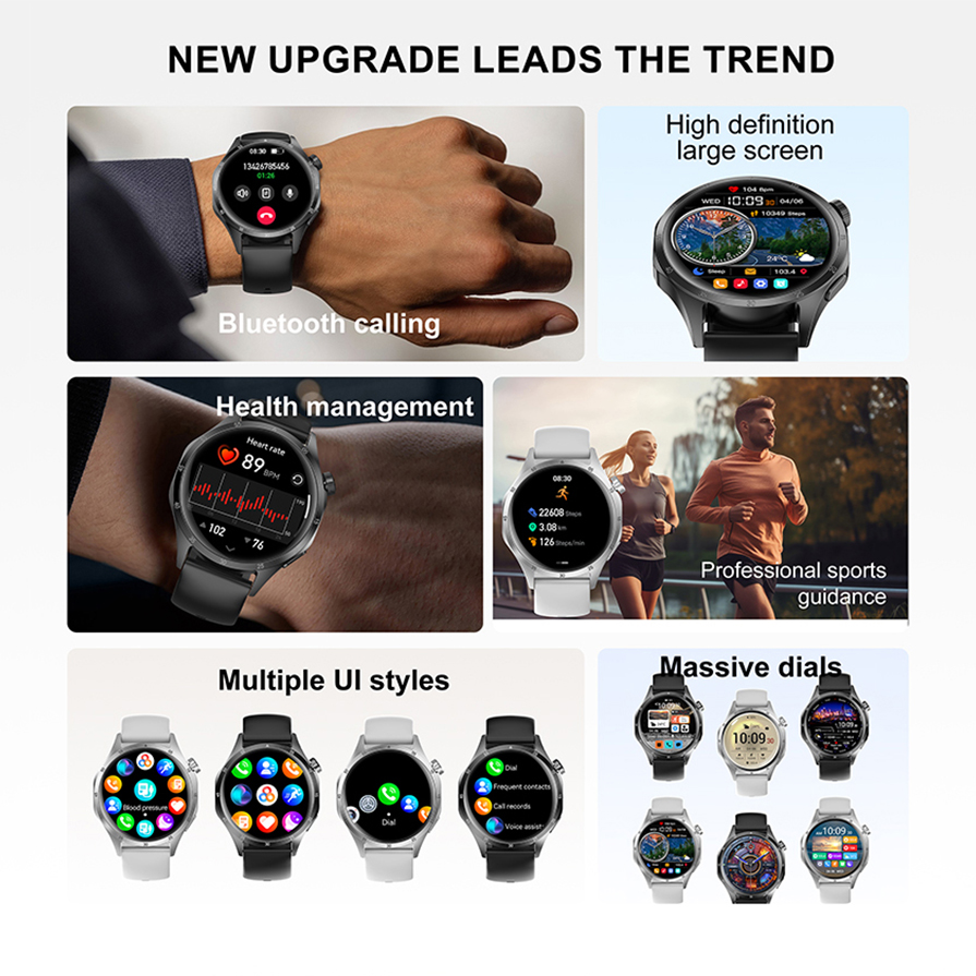2026 New Smart Watch Men AMOLE - Badminton English ulasan dan harga