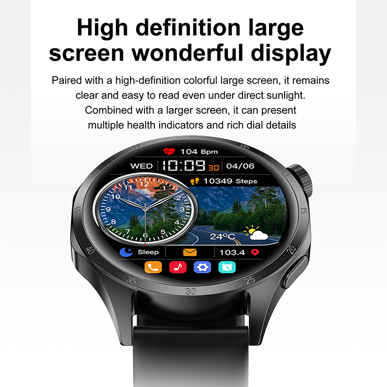 2026 New Smart Watch Men AMOLE - Badminton English ulasan dan harga