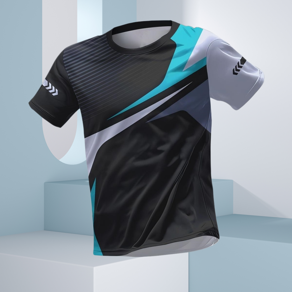 Summer T-shirt for Men,Sports  - Badminton Png ulasan dan harga