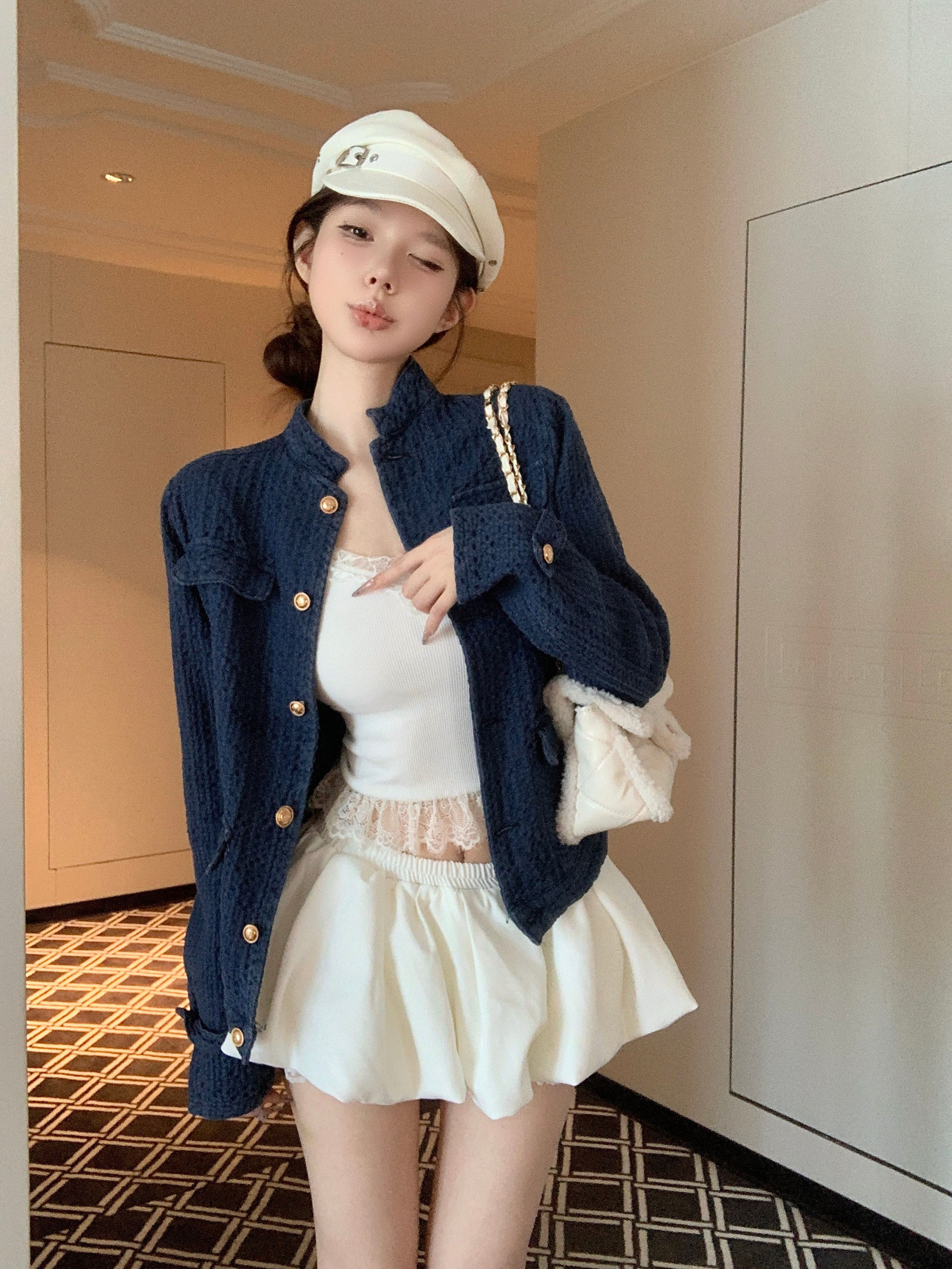 Tweed Jacket English Style Wom - Badminton English ulasan dan harga