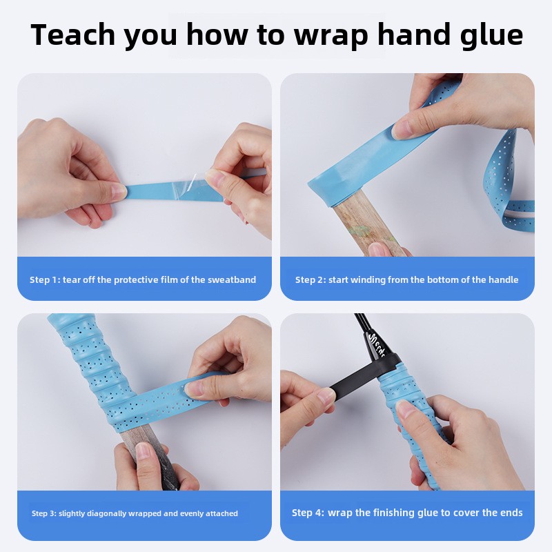 10Pcs Grip Tape Tennis Racket  - Badminton Equipment ulasan dan harga