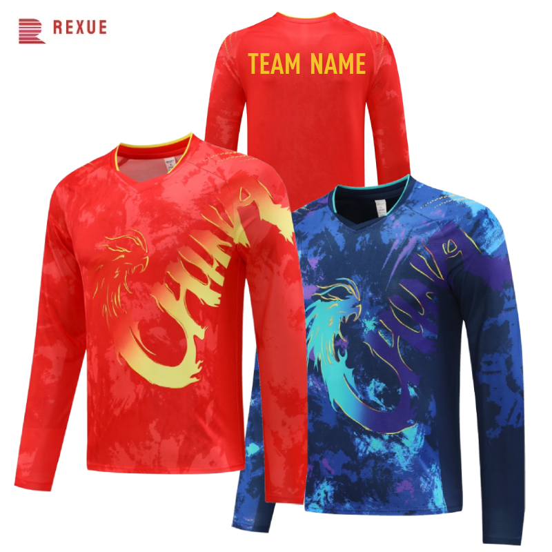 China Dragon Long Sleeve Table - Badminton Png ulasan dan harga