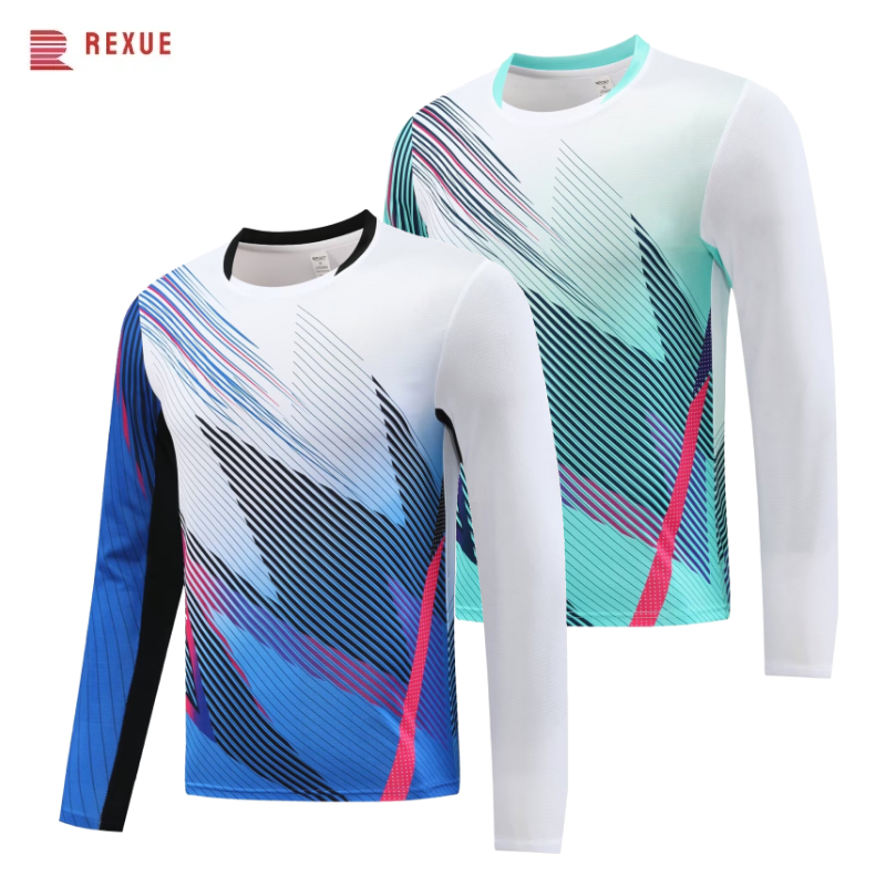 Long Sleeve Badminton Shirt Un - Badminton Png ulasan dan harga