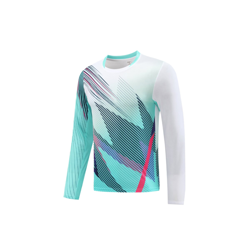 Long Sleeve Badminton Shirt Un - Badminton Png ulasan dan harga